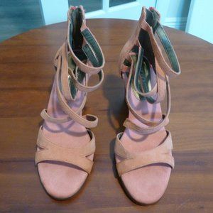 AEROSOLES Wedge Heel, Suede US Women's Size 7 1/2, 3 Inch Heel
